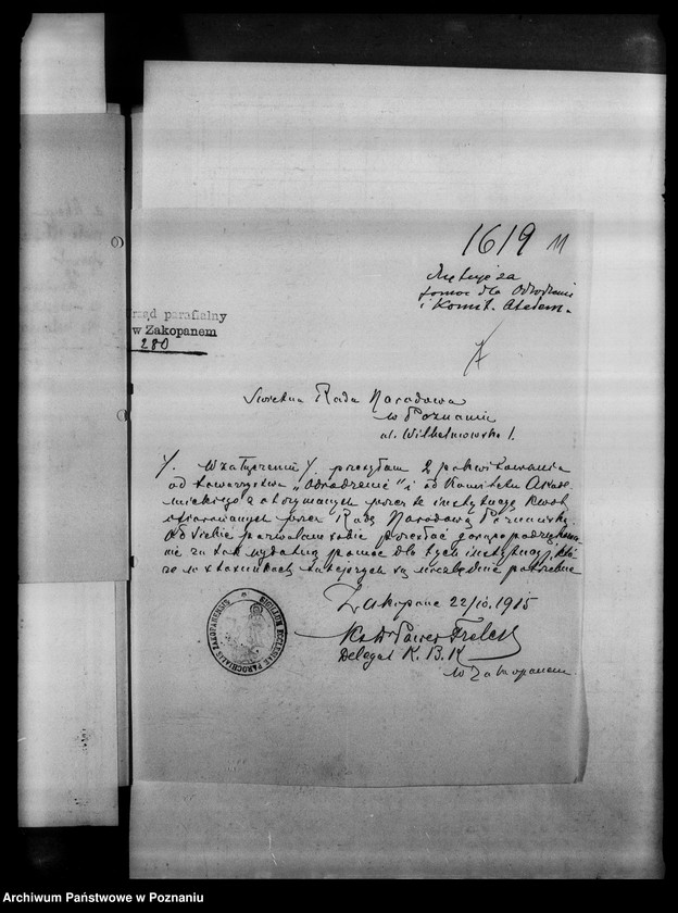 Obraz 15 z jednostki "Korespondencja w sprawie subwencji dla towarzystw dobroczynnych a Galicji oraz pomocy dla bezdomnych."