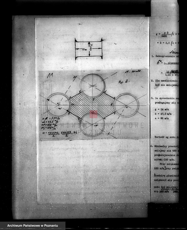 Obraz 14 z jednostki "Młyn parowy w Jasieniu pow. kościański własność M. Klupiec nr woj. kotła 3660"