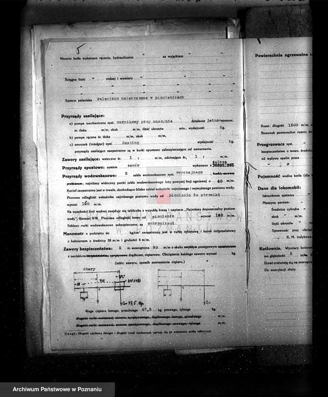 Obraz 9 z jednostki "Majętność Boguszyn pow. jarociński nr fabr. kotła 1231 nr woj. kotła 6119"