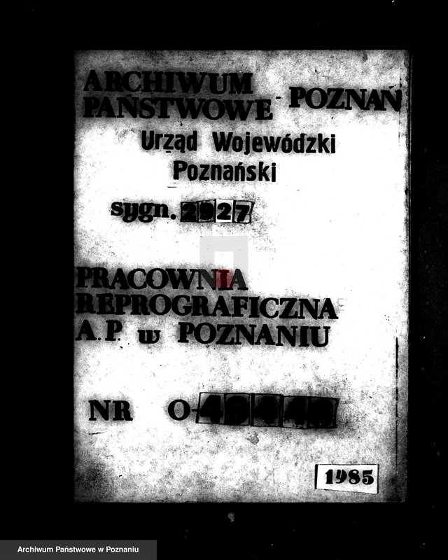 Obraz 1 z jednostki "Majątek Chrząstowo powiatu wyrzyskiego sprawy gminne i ubogich"