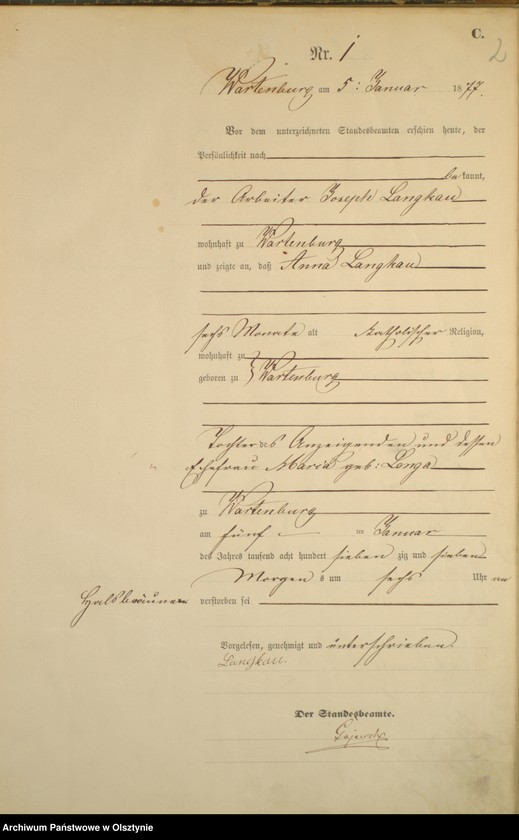 image.from.unit.number "Sterbe-Haupt-Register nr 1 - 142"