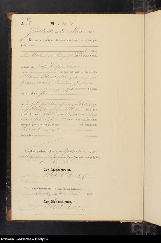 image.from.unit.number "Geburts-Neben-Register Nr 1 - 40"