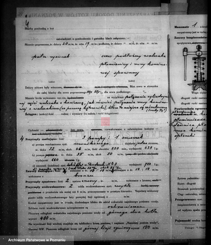 Obraz 8 z jednostki "Gospodarstwo rolne w Goraju pow. czarnkowski własność hr Hochberg później warsztat ślusarski P. Pietza w Obornikach nr woj. kotła 5236"