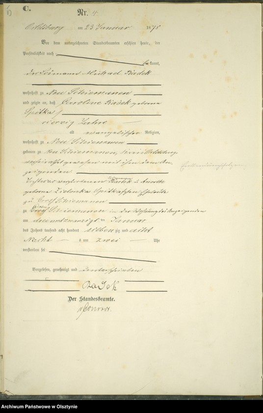 image.from.unit.number "Sterbe-Haupt-Register Nr 1 - 77"