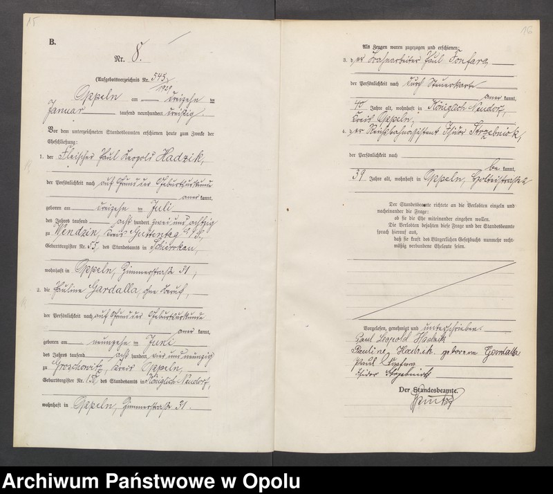 Obraz 11 z jednostki "[Rejestr Małżeństw] 1930 tom I Nr 1-194"