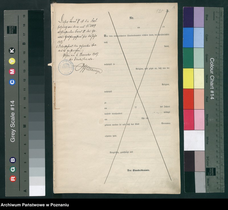 Obraz 3 z jednostki "Księga miejscowa urodzeń tom V [Rejestr główny urodzeń]"