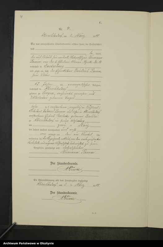 image.from.unit.number "Sterbe-Neben-Register Nr 1 - 22"