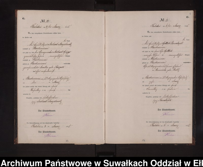 image.from.unit.number "Sterbe-Neben-Register des Preussischen Standes-Amtes Stasschwinnen Kreis Loetzen"