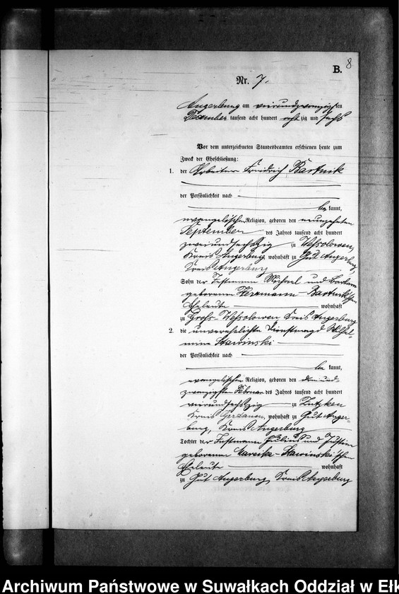 image.from.unit.number "Heiraths-Neben-Register des Preussischen Standes-Amtes Kehlen Kreis Angerburg"