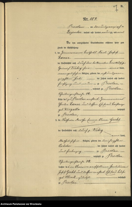 image.from.unit.number "Księga małżeństw Wrocław III 1891 t.05"