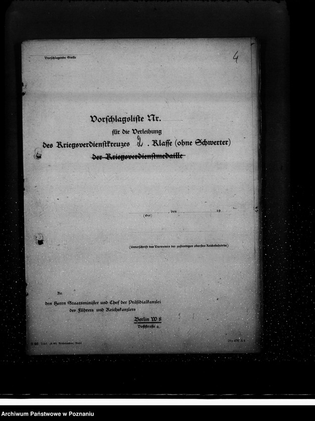 Obraz 8 z jednostki "Kriegsverdienstkreuze- öffentlicher Dienst"