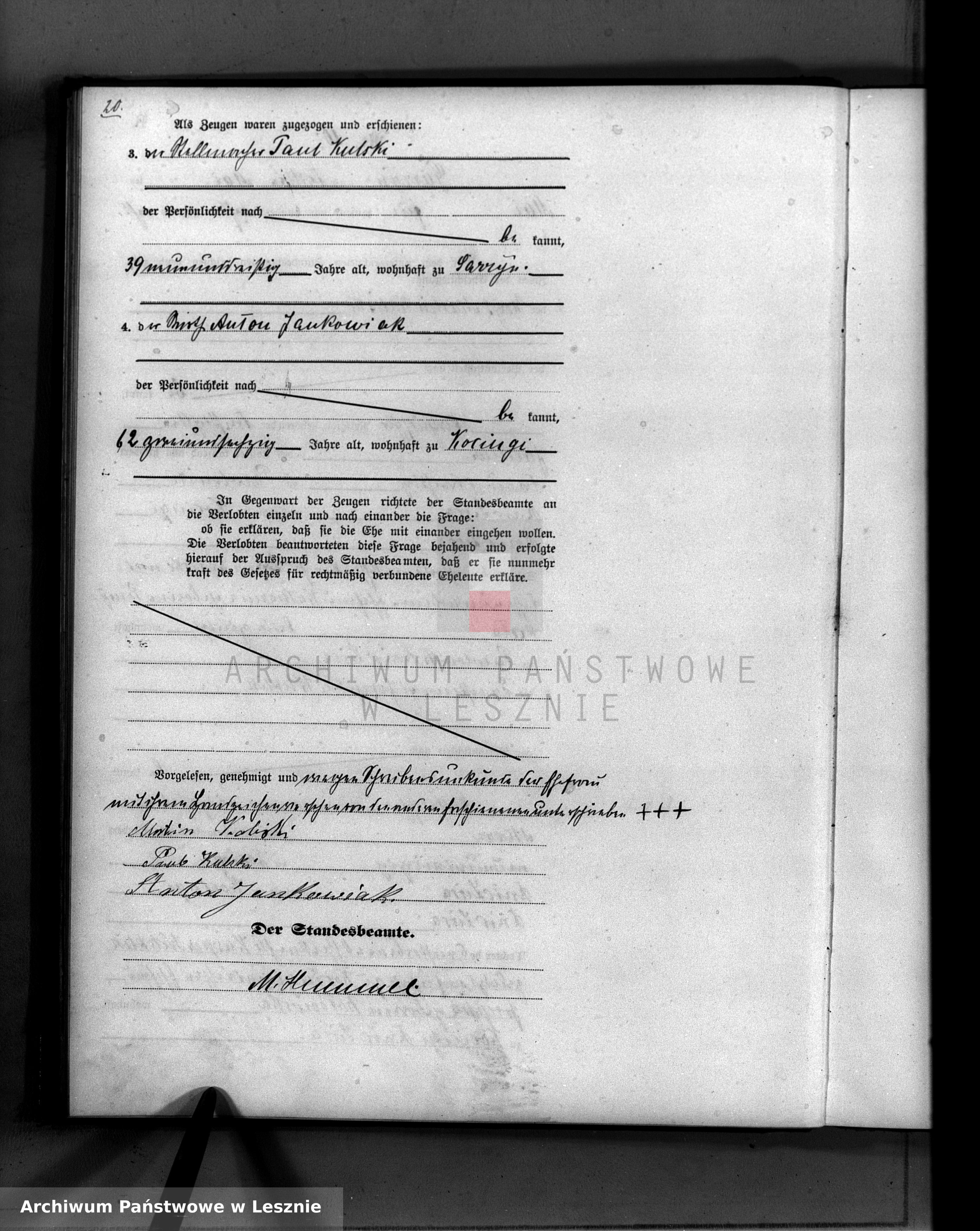 Skan z jednostki: [Księga małżeństw]