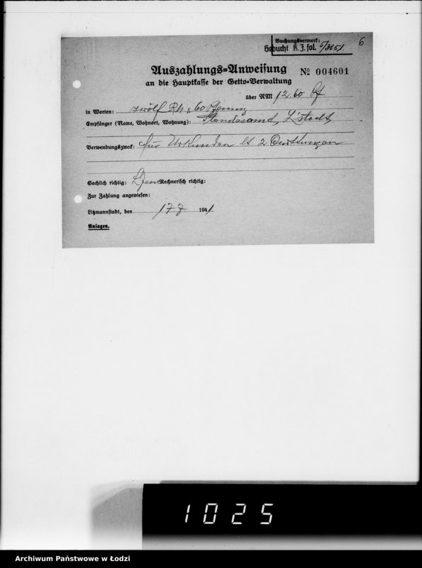 Obraz 10 z jednostki "9 Kassenbelege nr 3648-3899"