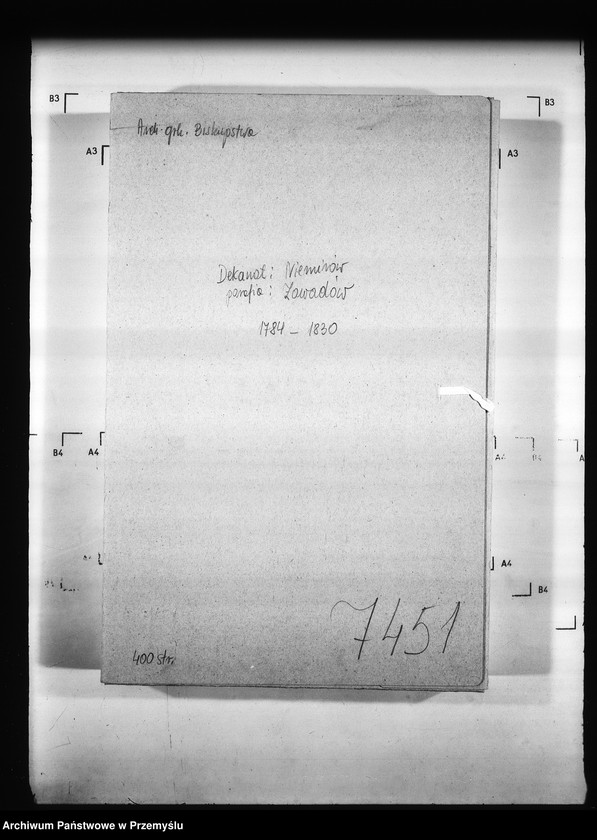 Obraz 4 z jednostki "[Kopie ksiąg metrykalnych parafii Zawadów (dekanat Niemirów)]"