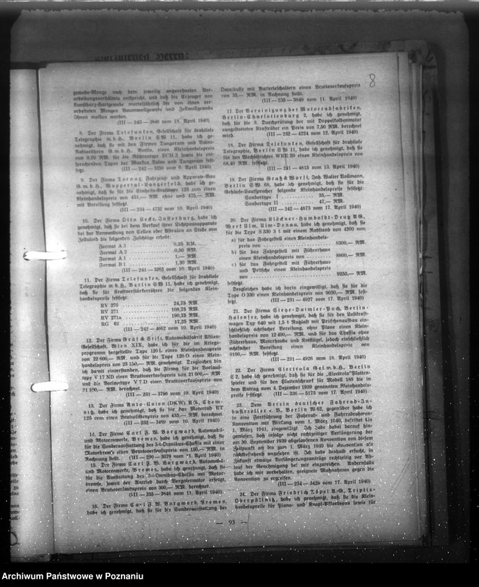 Obraz 12 z jednostki "Mitteilungsblatt für die Preisbildung"