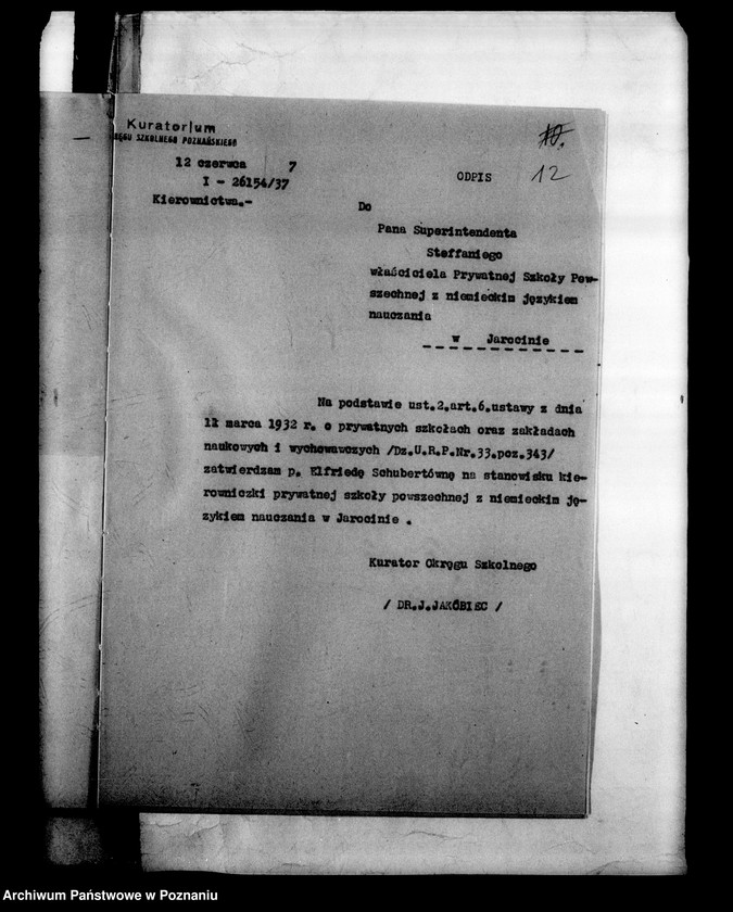 Obraz 16 z jednostki "Prywatna Szkoła Powszechna z niemieckim językiem nauczania- Jarocin"