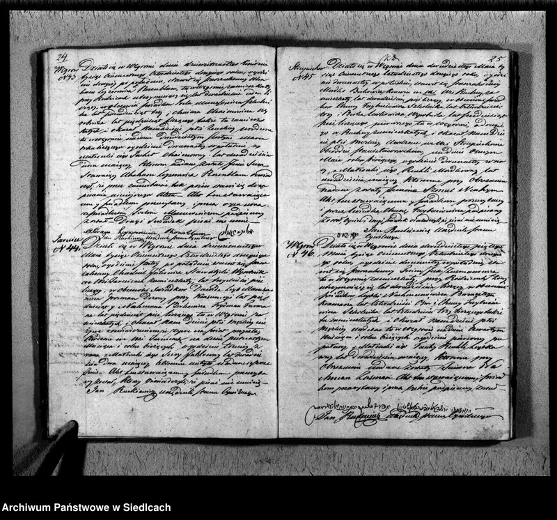 Obraz 15 z jednostki "Akta urodzeń, małżeństw, zgonów"