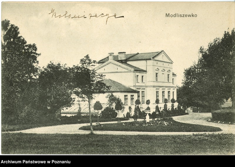 Obraz 1 z jednostki "Modliszewko - pałac"