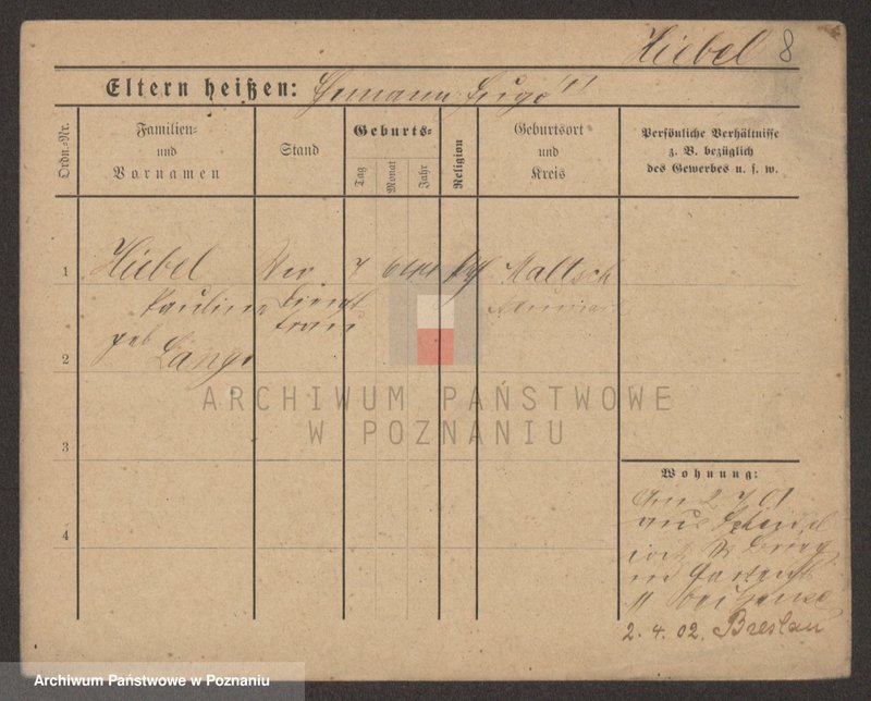 Obraz 8 z jednostki "Hibel (Hü) - Hilczyński"