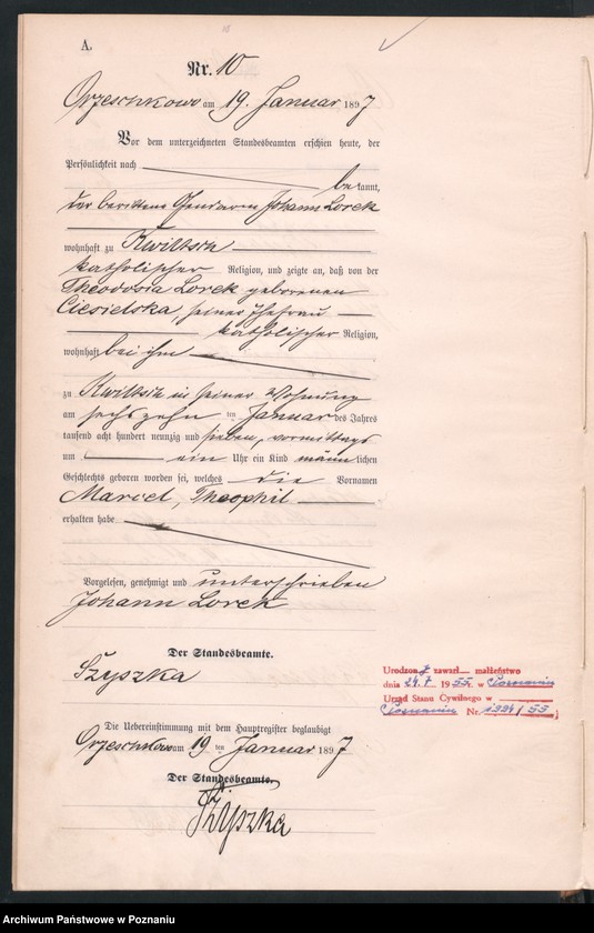 Obraz 13 z jednostki "Księga urodzeń"