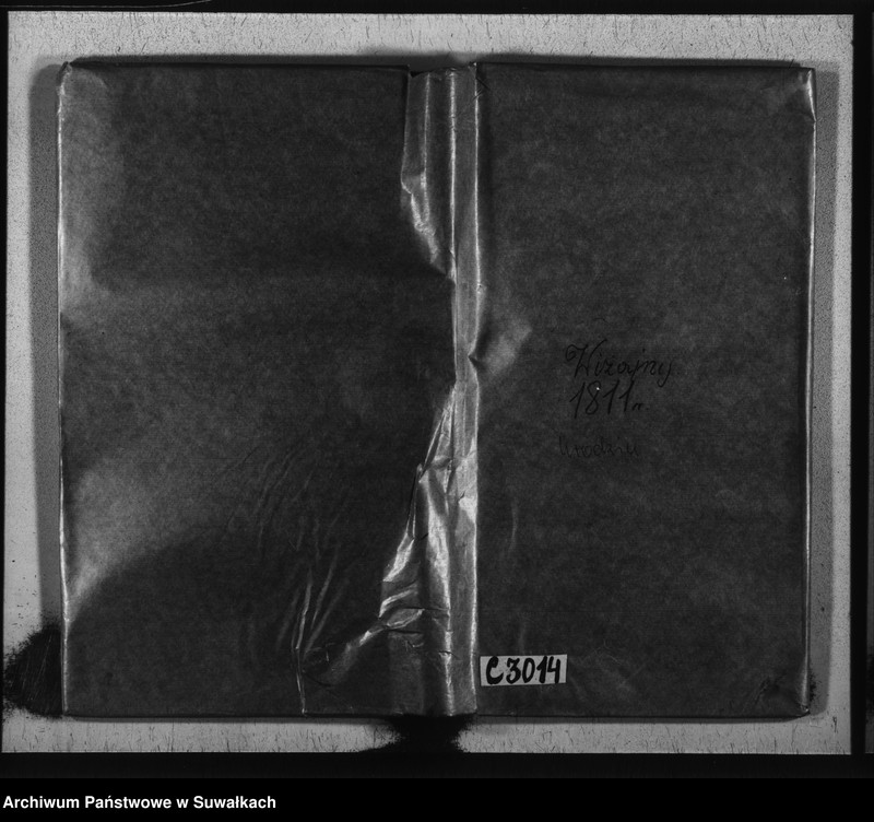 image.from.unit.number "Księga do zapisywania aktów cywilnych urodzenia gminy wiżajńskiey, departamentu łomżyńskiego, powiatu kalwaryjskiego"