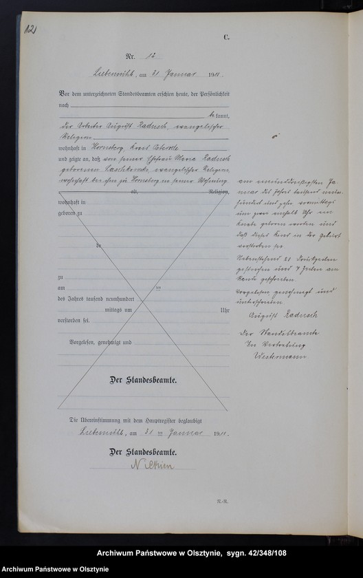 image.from.unit.number "Sterbe-Neben-Register Nr 1 - 62"