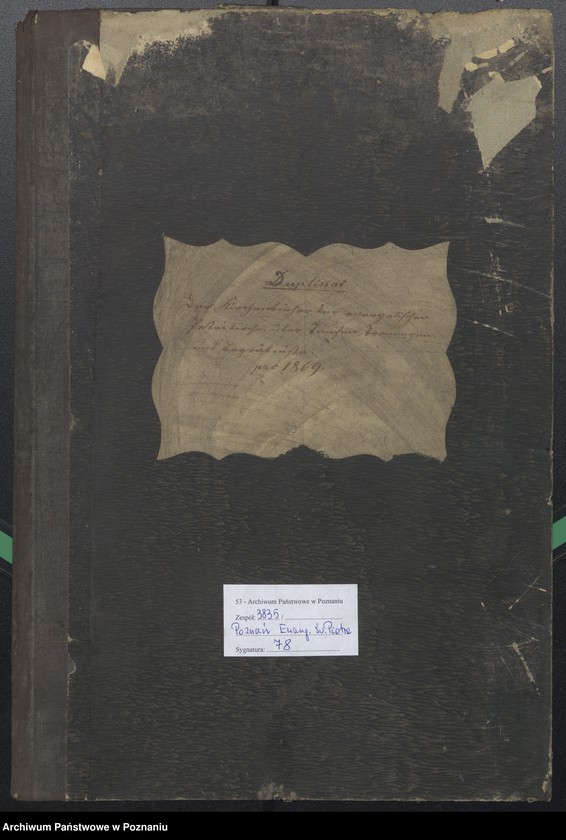 Obraz 2 z jednostki "Duplikat der Kirchenbucher uber Taufen, Trauungen und Begräbnisse"