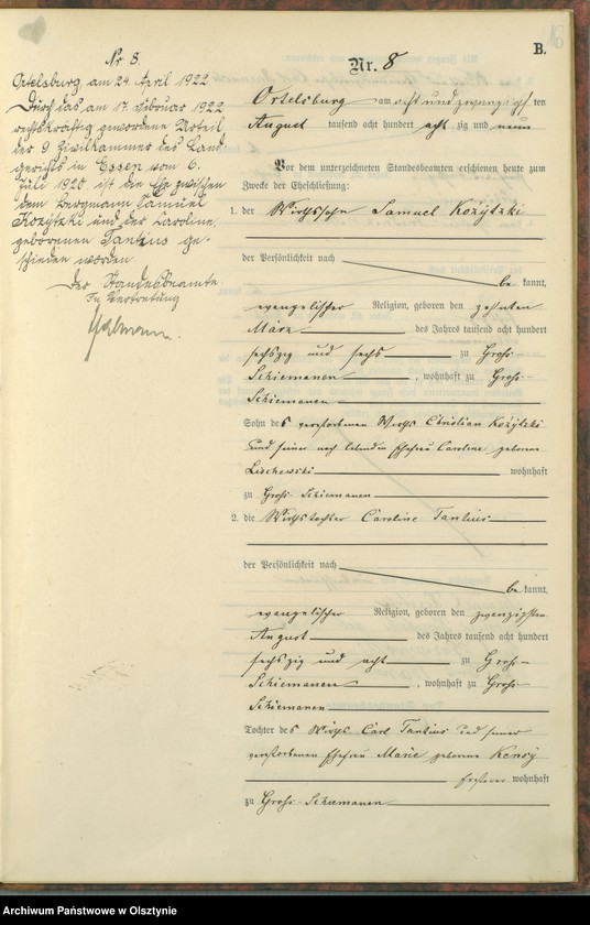 image.from.unit.number "Heiraths-Haupt-Register Nr 1 - 14"