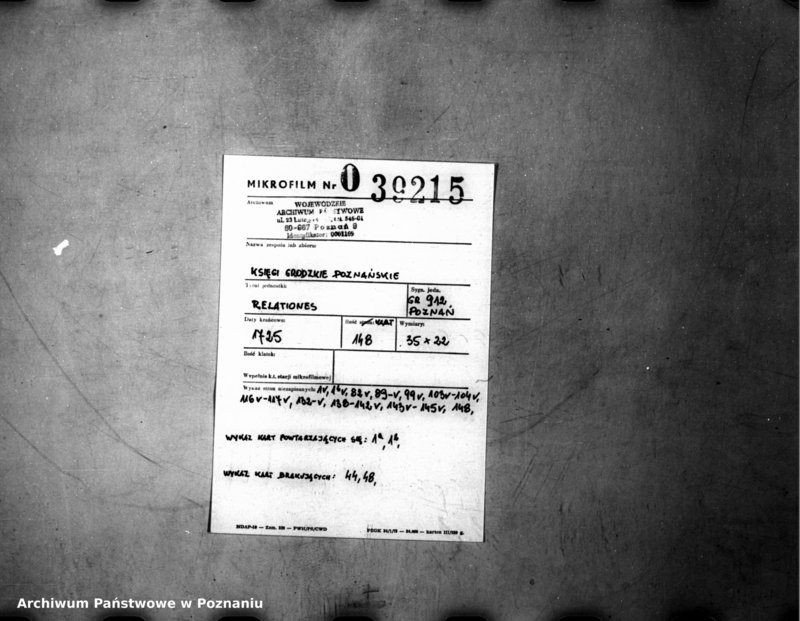 Obraz 2 z jednostki "Relationes [protocollon]"