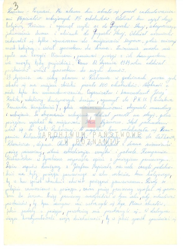 Obraz 10 z jednostki "Relacje i wspomnienia dotyczące powstania wielkopolskiego: 1. Kiełczewo, powiat Kościan, województwo poznańskie, 2. Kłecko, powiat Gniezno, województwo poznańskie, 3. Kościan, powiat Kościan, województwo poznańskie, 4. Kobylin, powiat Krotoszyn, województwo poznańskie, 5. Kowalewo, powiat Pleszew, województwo poznańskie, 6. Koźmin, powiat Turek, województwo poznańskie. Zdjęcia: s.64 - fotografia autora relacji."