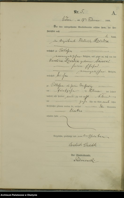 image.from.unit.number "Geburts-Haupt-Register Nr 1 - 67"