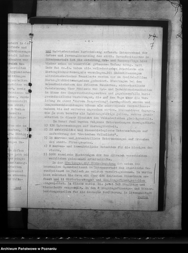 Obraz 11 z jednostki "Sprawozdania ze stanu zdrowotności w Kraju Warty, zwłaszcza w rejencji łódzkiej"