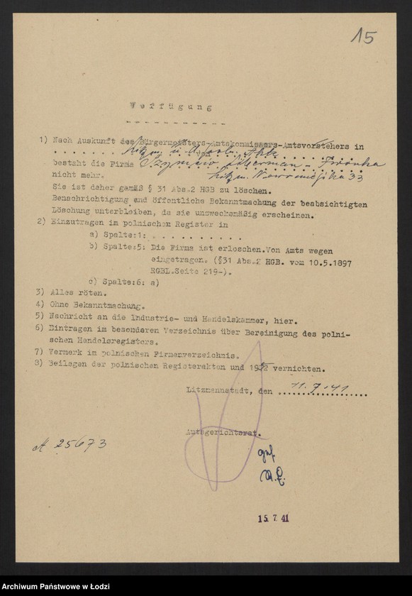 Obraz 17 z jednostki "Iwonka- Szymsio Liberman- wyrób i sprzedaż cukrów i czekolady"