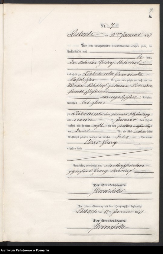 Obraz 10 z jednostki "Księga urodzeń"