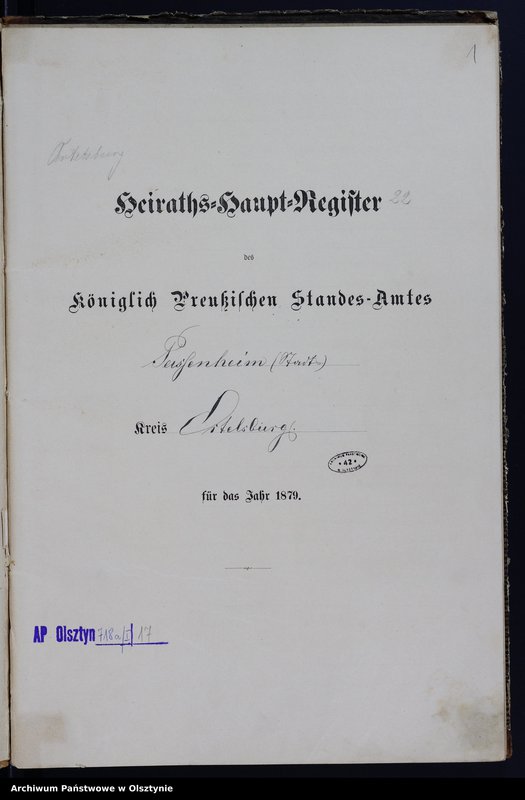 image.from.unit.number "Heiraths-Haupt-Register Nr 1 - 11"