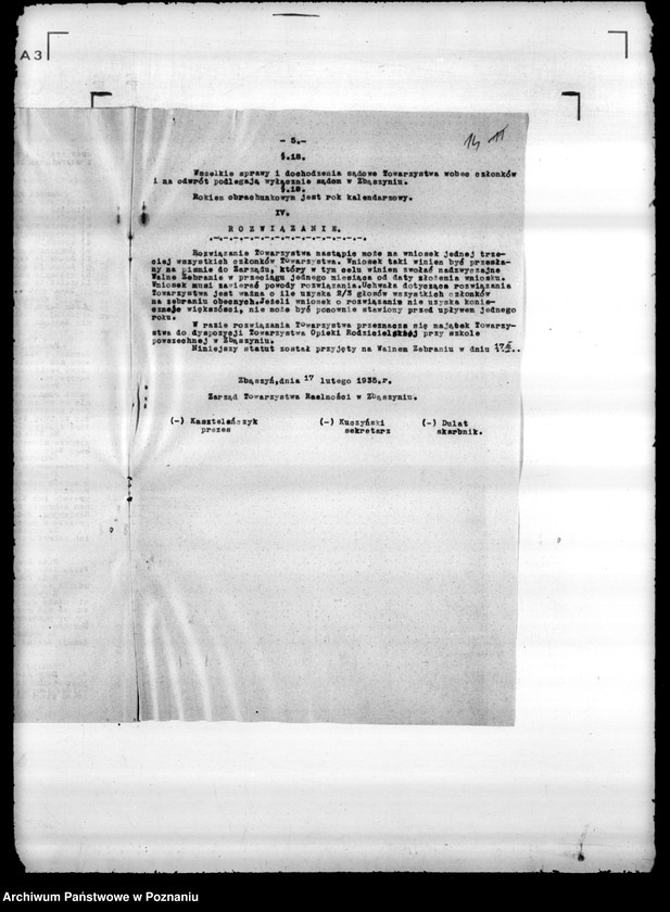 Obraz 18 z jednostki "/Towarzystwo Właścicieli Realności w Zbąszyniu/"