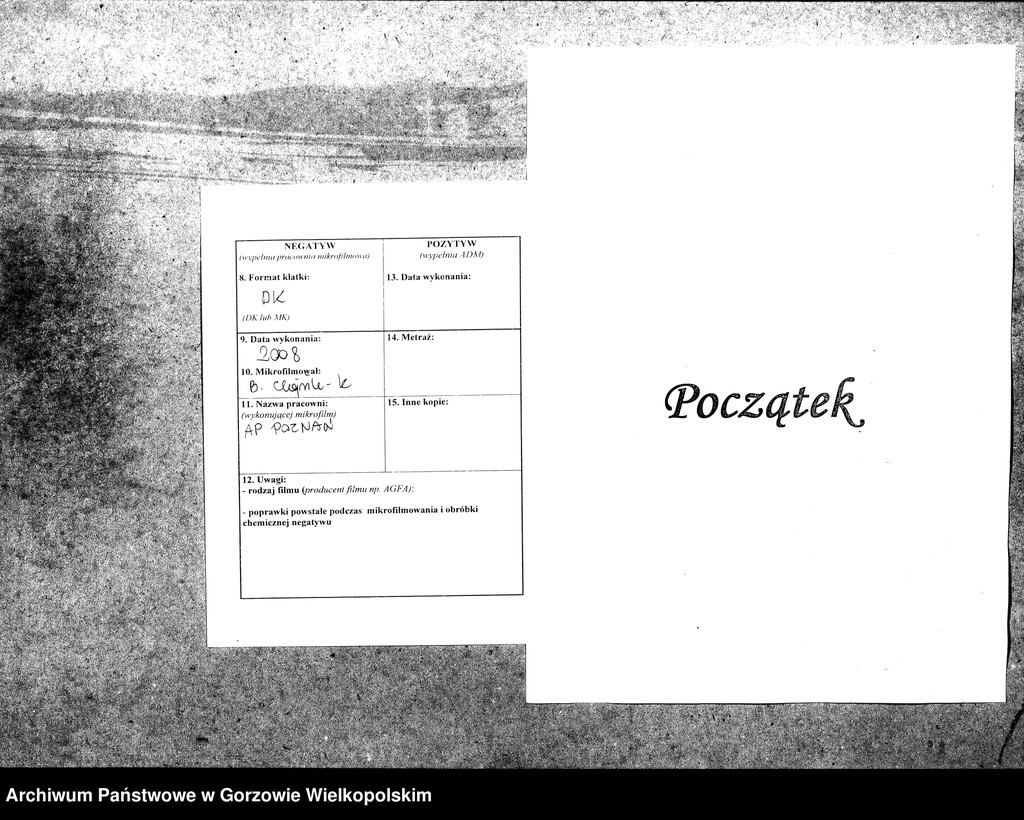 image.from.unit.number "Duplikate der Kirchenbücher von der Parochie Genninsch Warthebruch: Alt Gennin (Jeninek), Ober Gennin (Jeniniec), Unter Gennin (Podjenin), Spiegel (Poźrzadło), Blumenthal (Kwiatkowice), Pyrehner Holländer (Pyrzanki), Gross Rehne (Rań), Sophienaue (Zosinek), Hankwitzruhe (brak polskiego odpowiednika)"