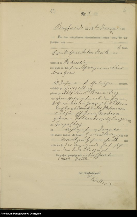 image.from.unit.number "Sterbe-Haupt-Register Nr 1 - 51"