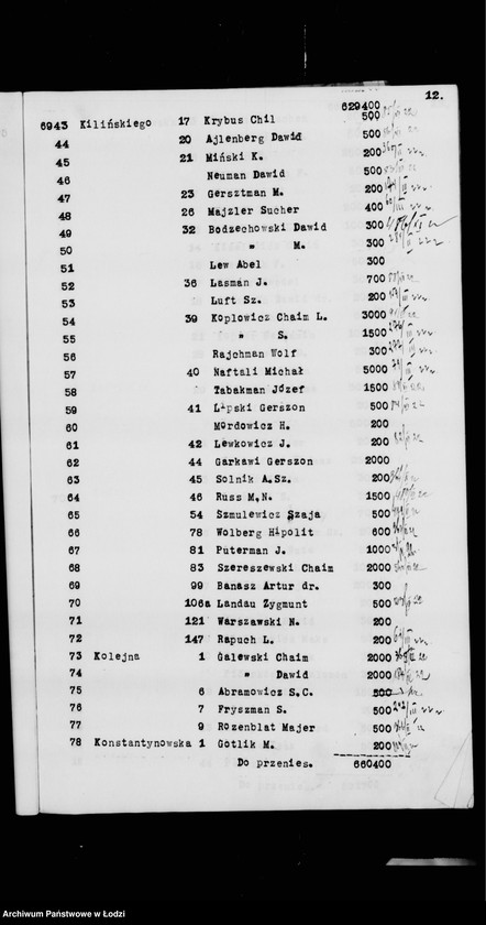 Obraz 15 z jednostki "Rejestr poborczy"