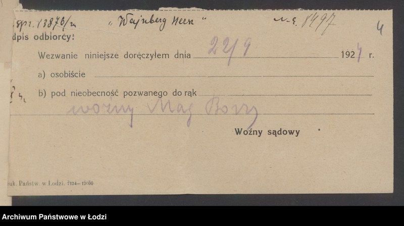 Obraz 6 z jednostki "Hersz Wajnberg- sklep spożywczy"