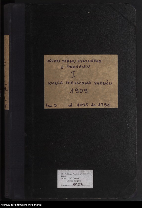 Obraz 2 z jednostki "Księga miejscowa zgonów tom III [Rejestr główny zgonów]"