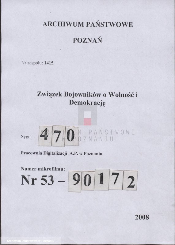 Obraz 1 z jednostki "Życiorysy powstańców wielkopolskich: R - tom l /Rachwalski Ludwik - Recki Wacław/."