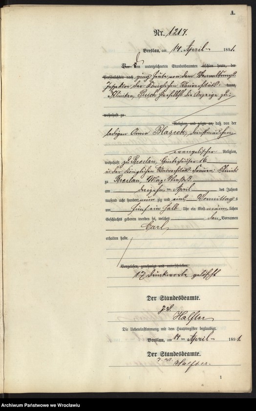 image.from.unit.number "Księga urodzeń Wrocław III 1891 t.03"