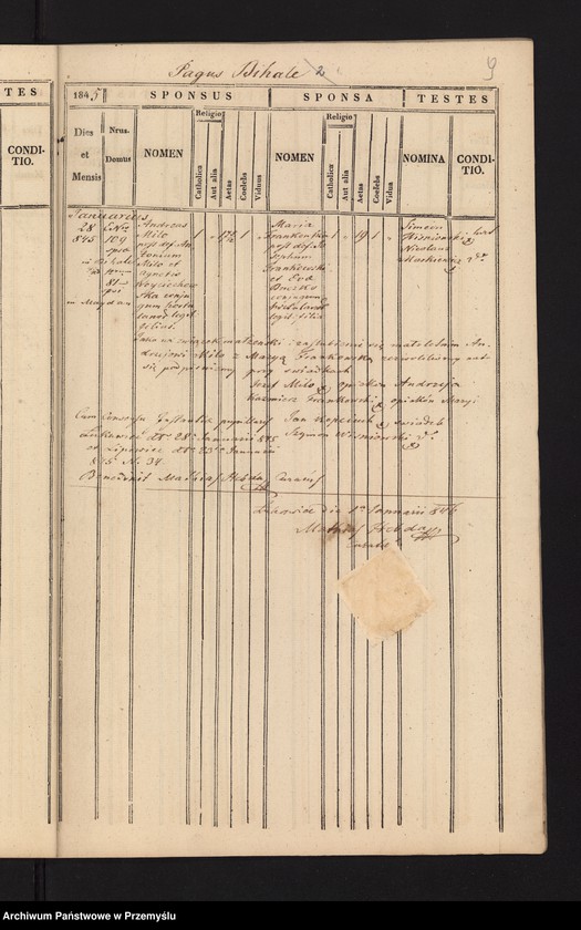 image.from.unit.number "Extractus ex libris metricalibus natorum, copulatorum et mortuorum ecclesia parochialis r.l. Łukawicensis pro anno solari 1845. Pagi: Łukawiec, Bihale, Szczutków cum Ruda Szczutkowska, Nowa Grobla, Kobylnica Ruska cum Wołoska [Wyciąg z ksiąg metrykalnych urodzeń, małżeństw i zgonów parafii obrządku łacińskiego w Łukawcu za rok 1845 wsie – Łukawiec, Bihale, Szczutków z Rudą Szczutkowską, Nowa Grobla, Kobylnica Ruska i Wołoska]"