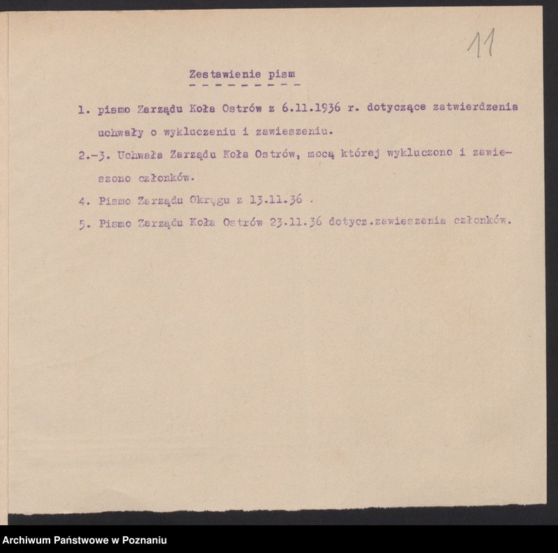 Obraz 14 z jednostki "Sprawy Sądu Honorowego Związku Weteranów Powstań Narodowych Rzeczypospolitej Polski i Związku Powstańców Wielkopolskich."