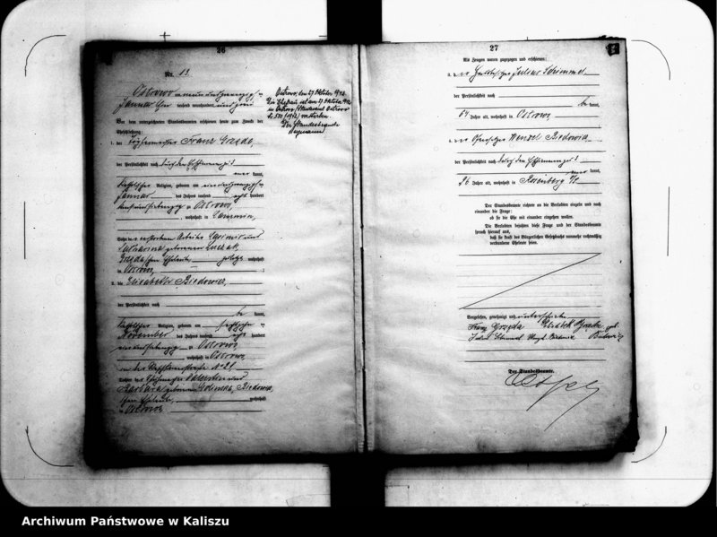 Obraz 17 z jednostki "[Księga małżeństw]"