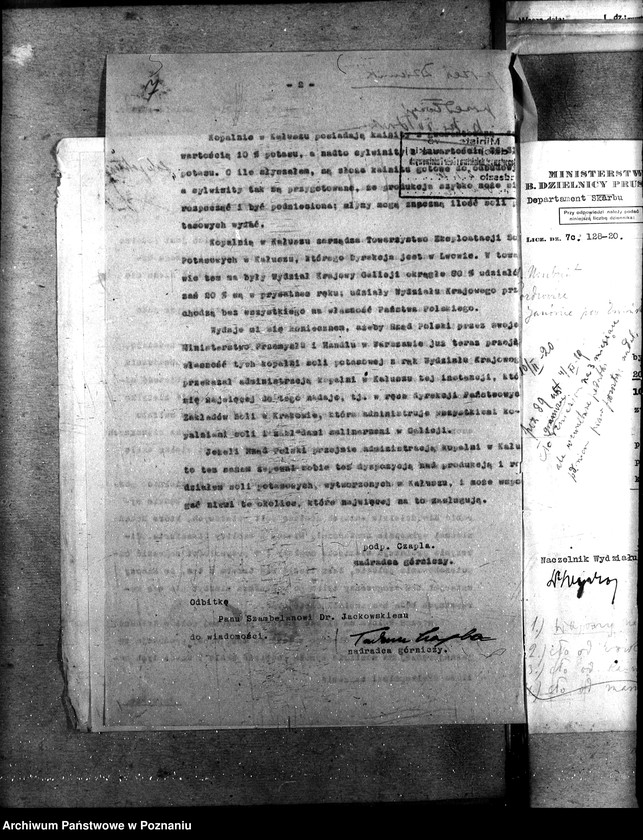 Obraz 11 z jednostki "Sprawy szczegółowo-administracyjne Sztuczne nawozy potasowe"