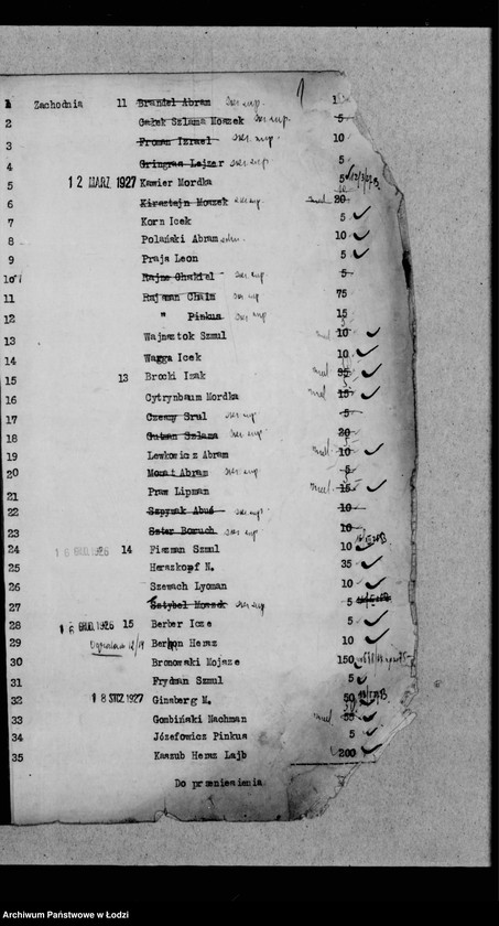 Obraz 5 z jednostki "Rejestr poborczy"