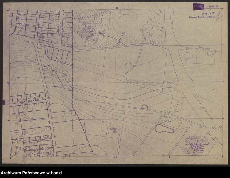 Obraz 6 z jednostki "Plan m. Łodzi 1:2000. Sekcja NO23"
