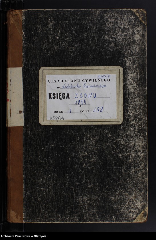 image.from.unit.number "Sterbe-Neben-Register Nr 1 - 159"